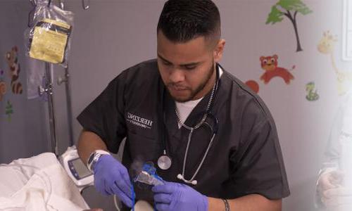 Former Paramedic Getting Hands-on Training in BSN Program Intensives 